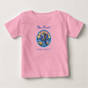 "The Point: Cherry Grove Beach" T-Shirt for baby