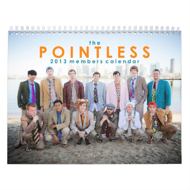 The Pointless 2013 Members Calendar (Cover)