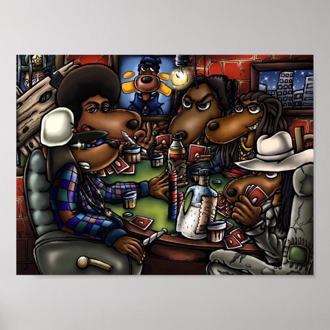 The Poker Dogs Poster (Front)