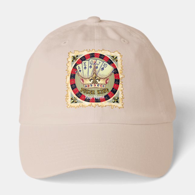 The Poker King  Hat (Front)
