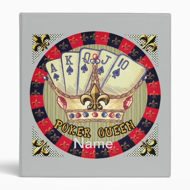 The Poker Queen binder (Front)