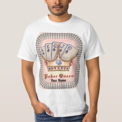 The Poker Queen t_shirt