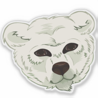 The Polar Bear // Custom-Cut Vinyl Sticker