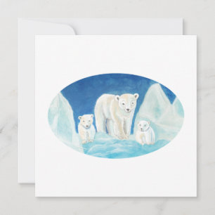 The Polar Bear Family Card