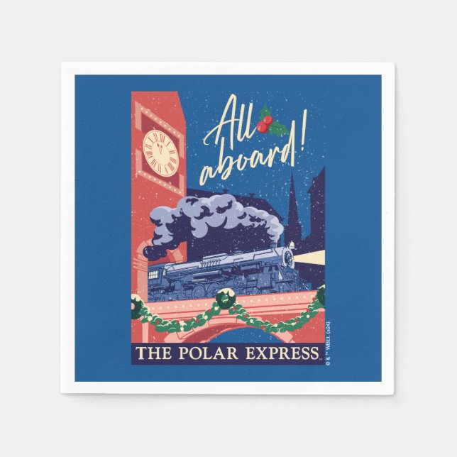 The Polar Express - All Aboard! Napkins (Front)