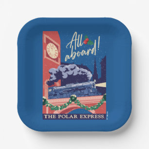 The Polar Express - All Aboard! Paper Plates