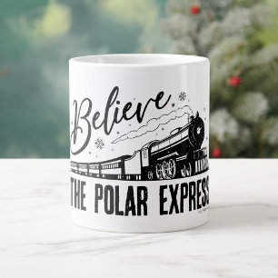 The Polar Express - Believe Vintage Graphic Giant Coffee Mug
