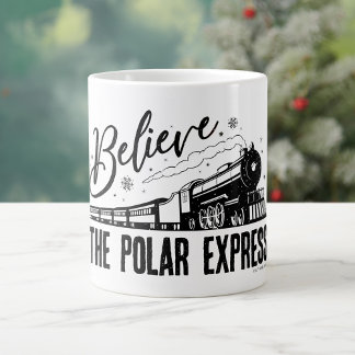 The Polar Express - Believe | Vintage Graphic Giant Coffee Mug
