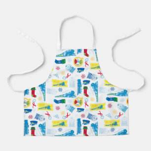 The Polar Express   Christmas Icon Pattern Apron