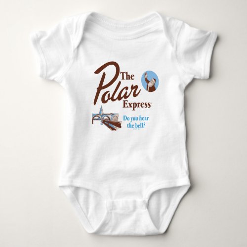 The Polar Express  Do You Hear The Bell Retro Baby Bodysuit