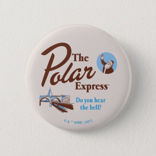 The Polar Express  Do You Hear The Bell Retro Button