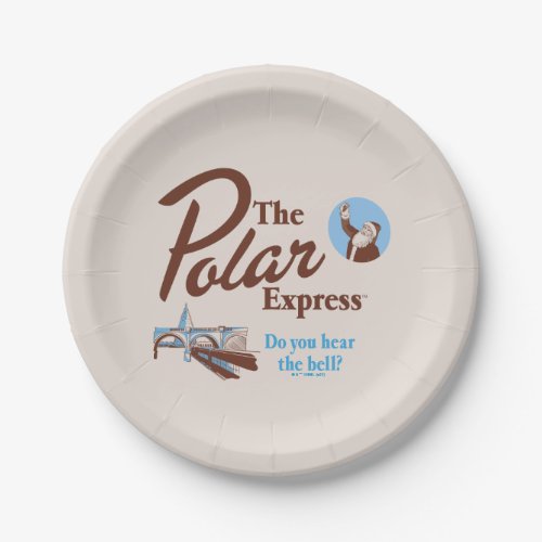 The Polar Express  Do You Hear The Bell Retro Paper Plates