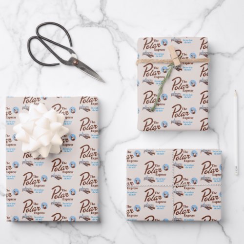 The Polar Express  Do You Hear The Bell Retro Wrapping Paper Sheets
