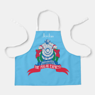 The Polar Express   Elves Standing By Train Apron