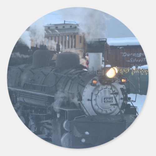 The Polar Express Engine Classic Round Sticker