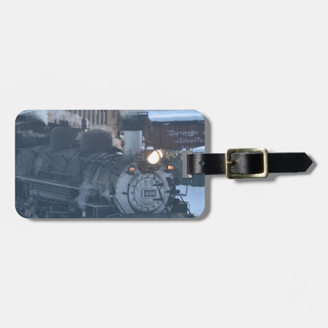 The Polar Express Engine Luggage Tag (Front Horizontal)