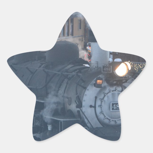 The Polar Express Engine Star Sticker (Front)