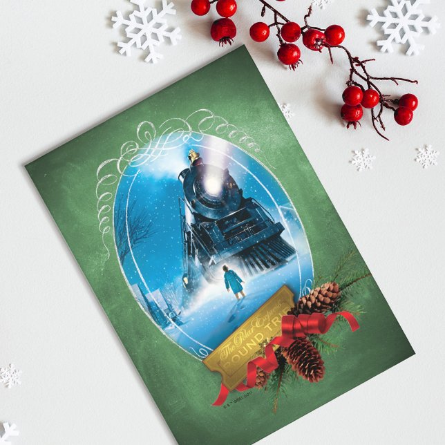 The Polar Express | Holiday Framed Train Arrival Card (Creator Uploaded)