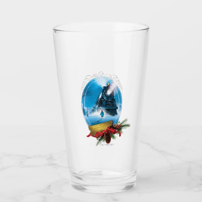 The Polar Express | Holiday Framed Train Arrival Glass (Front)
