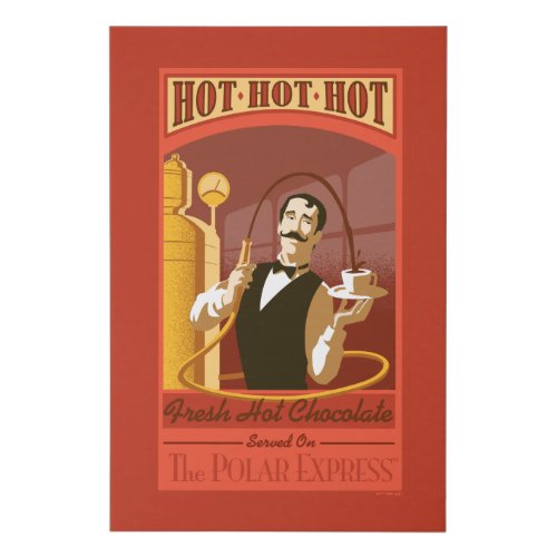 The Polar Express  Hot Chocolate Vintage Art Faux Canvas Print
