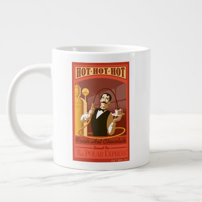 The Polar Express | Hot Chocolate Vintage Art Giant Coffee Mug (Left)