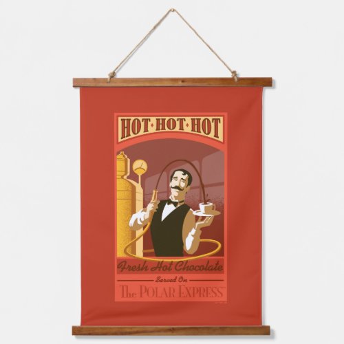 The Polar Express  Hot Chocolate Vintage Art Hanging Tapestry