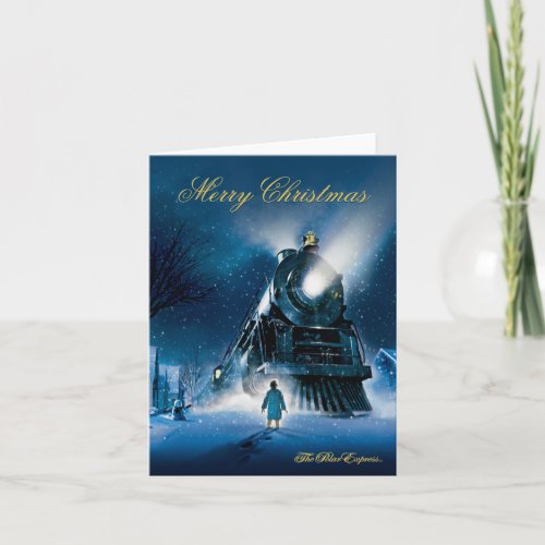The Polar Express  Merry Christmas Card