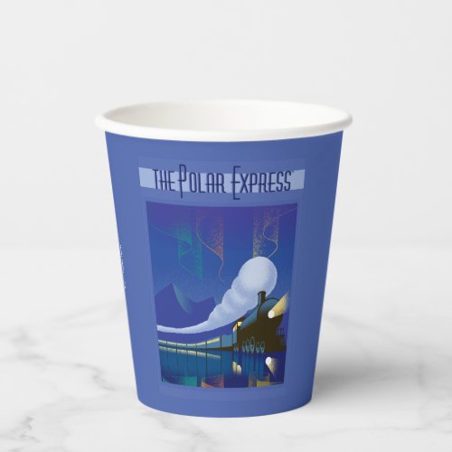 The Polar Express  Northern Lights Vintage Travel Paper Cups