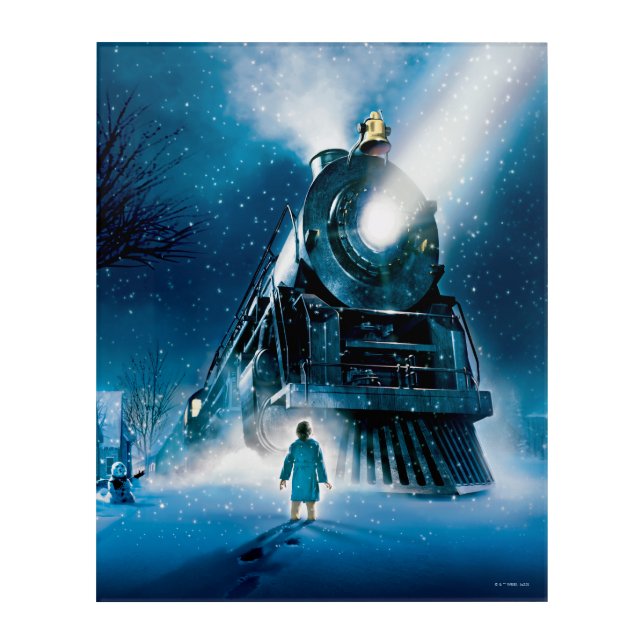 The Polar Express Pajama Acrylic Print (Front)