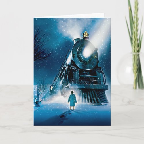 The Polar Express Pajama Card