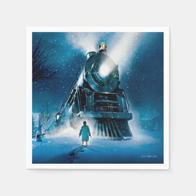 The Polar Express Pajama Napkins (Front)