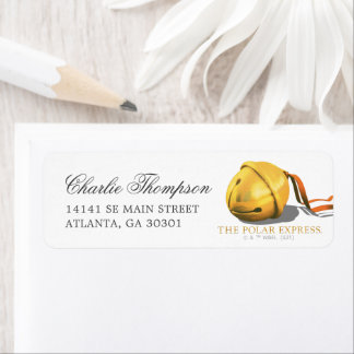 The Polar Express Pajama Slumber Party Label