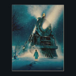 The Polar Express Pajama Wood Wall Art<br><div class="desc">Welcome all your party guests to your child's Birthday with this Polar Express Welcome Sign.</div>