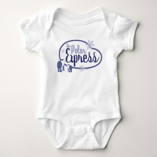 The Polar Express  Polar Bears Retro Graphic Baby Bodysuit