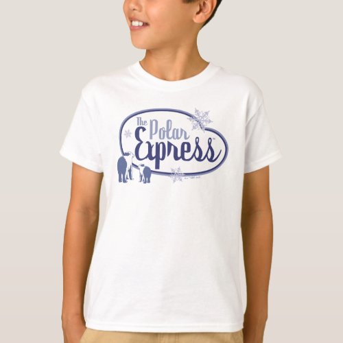 The Polar Express  Polar Bears Retro Graphic T_Shirt