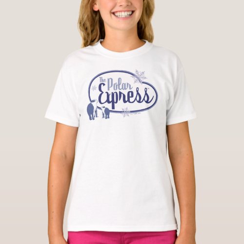 The Polar Express  Polar Bears Retro Graphic T_Shirt