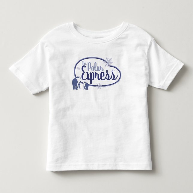 The Polar Express | Polar Bears Retro Graphic Toddler T-shirt (Front)