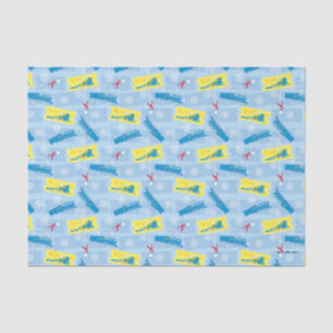 The Polar Express   Retro Train & Ticket Pattern Tissue Paper
