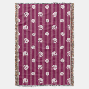 The Polar Express Striped Santa Claus Pattern Throw Blanket