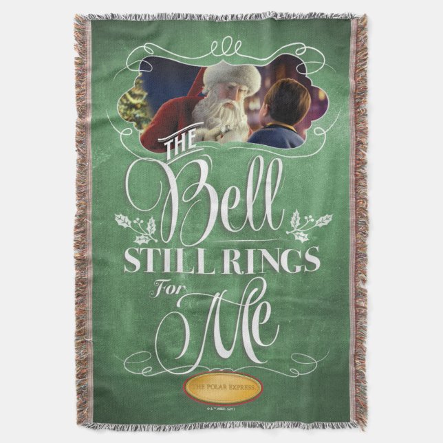 The Polar Express | "The Bell Still Rings For Me" Throw Blanket (Front Vertical)