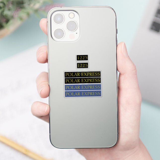 The Polar Express Tomy/Track-Master Stickers (Phone)