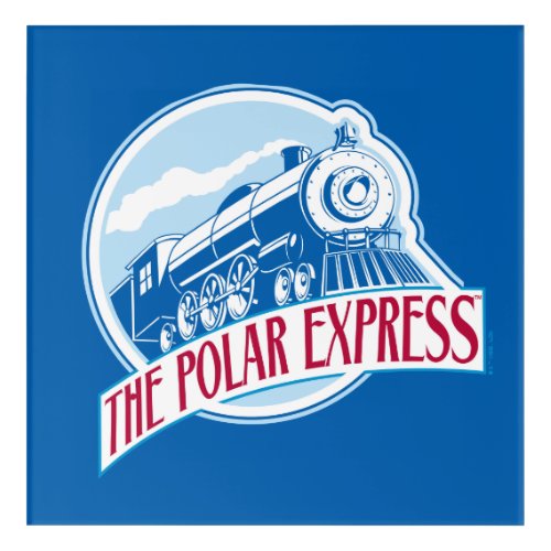 The Polar Express  Train Badge Acrylic Print