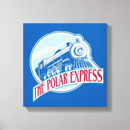 The Polar Express  Train Badge Canvas Print