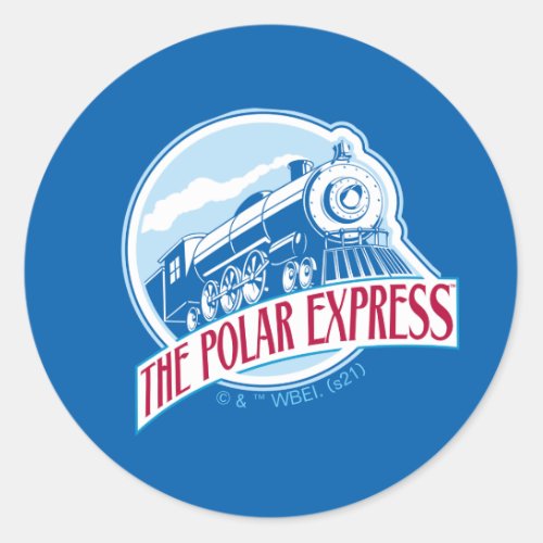 The Polar Express  Train Badge Classic Round Sticker
