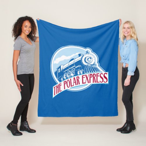 The Polar Express  Train Badge Fleece Blanket