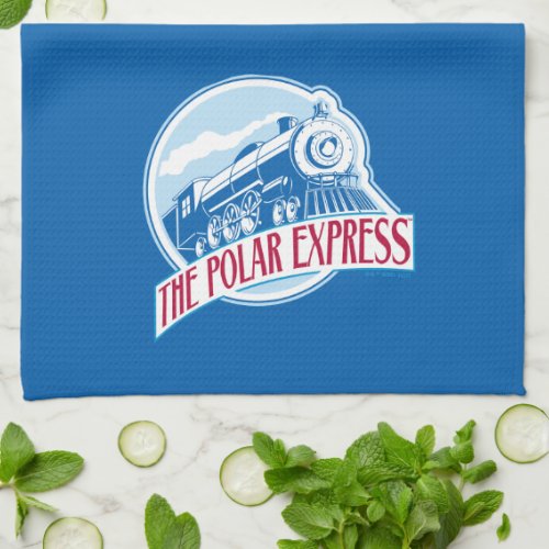 The Polar Express  Train Badge Kitchen Towel