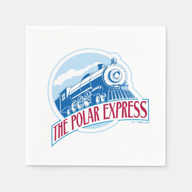The Polar Express | Train Badge Napkins (Front)