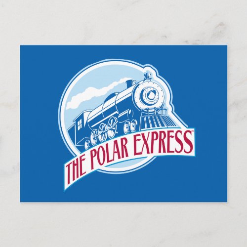 The Polar Express  Train Badge Postcard