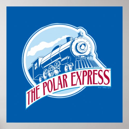 The Polar Express  Train Badge Poster