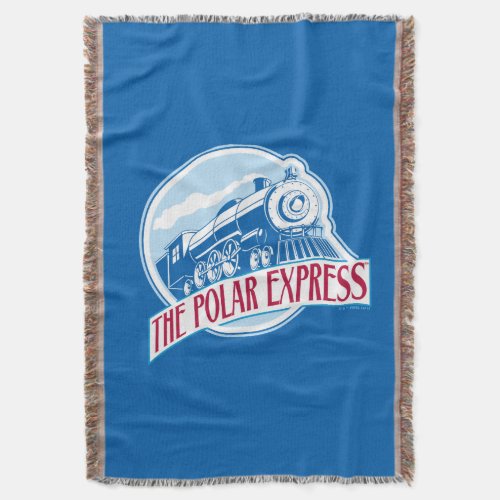The Polar Express  Train Badge Throw Blanket